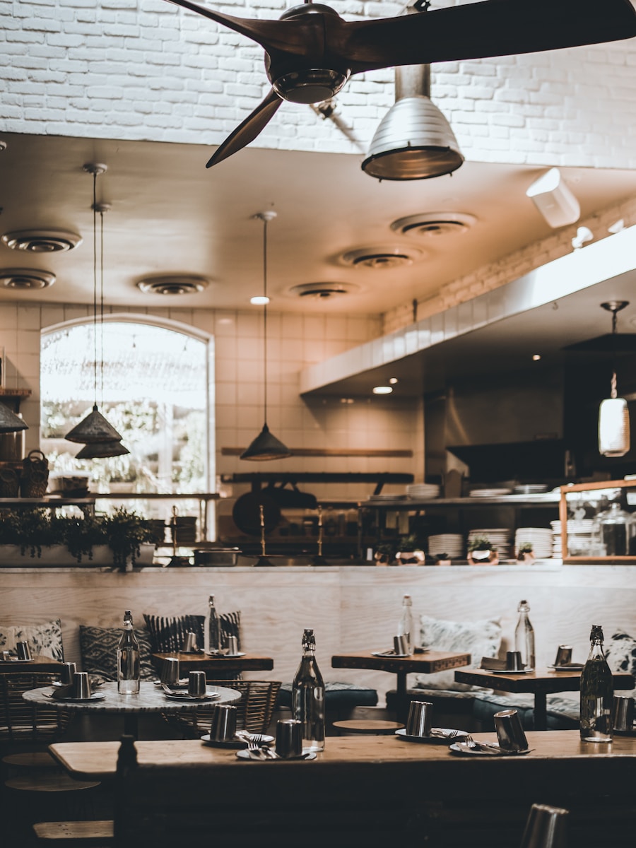 fine dining setup inside restaurant